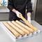 RK Bakeware China Foodservice NSF 600X400/18X26inch/800X600 Ticari Nonstick Fransız Baguette Ekmek Pişirme Tepsisi