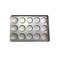 RK Bakeware China Foodservice NSF 45727 28 Bölme Camlı Alüminize Çelik Mini Ekmek Özellik Muffin Panı