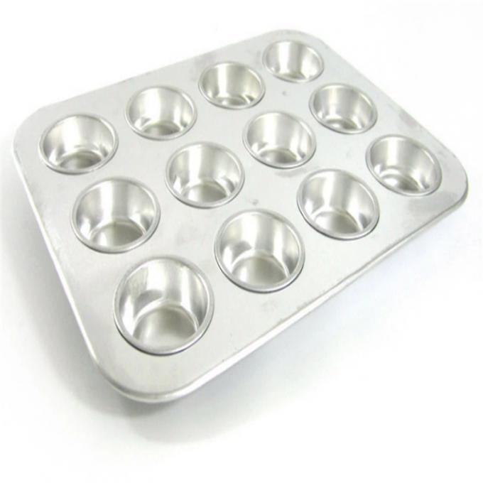 Aluminium Alloy 12PCS Cupcake Small Cake Moulds Set