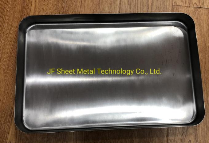 Rk Bakeware China-Deep Drawn SUS304 Stainless Steel Food Tray for Bakery, Bread, Cake