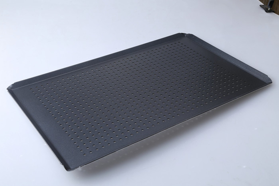RK Bakeware China Foodservice 530*325mm Alüminyum Kombi Fırın Yapışkan Rasyonel GN1/1 Pişirme Tepsisi Perforasyonlu