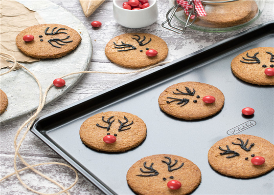 RK Bakeware Çin Alüminyum Kurabiye Pişirme Tepsisi Yaprak Teneke Taşı Rack Set Pişirme Fırın Tepsisi Ekmek Pişirme Tepsisi
