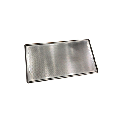 Rk Bakeware China-3 taraflı Alüminyum Perforated Baking Tray Yapışkansız Kaplanmış -18 &amp; 16 Inch