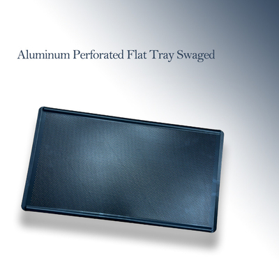 Rk Bakeware China-Swt406 &amp; Swt455 Yapışkansız Alüminyum Düz Perforasyonlu Fırınma Tepsisi Avustralya Fırıncı