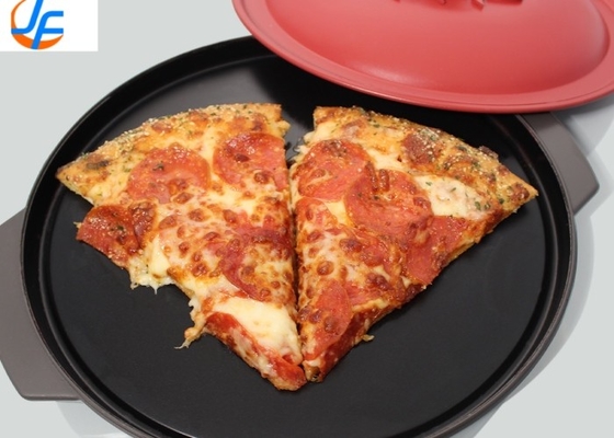 RK Bakeware China Üretici-Pizza Hut Hardcoat Anodized Hardcoat Anodized Thin Crust Pizza Pans