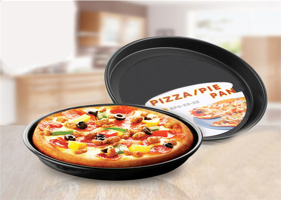 RK Bakeware China Foodservice NSF Hard Coat Custom Round Cake Pan, Paslanmaz Çelik Pizza Pan