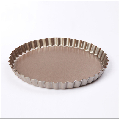 Rk Bakeware Çin-Sert Paltoslu Fluted Yuvarlak Alüminyum Pizza Form Pan