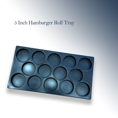 RK Bakeware China Foodservice NSF 127mm Wehs127 Yuvarlak Derin 5 Inch Hamburger Roll Tabak