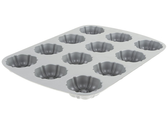 RK Bakeware China Foodservice NSF 12 bölme Bundtlette Alüminyum Muffin Cake Pan Ticari sınıf