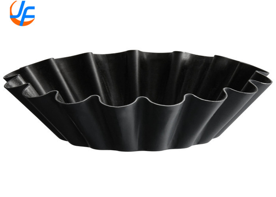 RK Bakeware China Foodservice NSF Telfon Nonstick Alüminyum Pasta Kalıbı Mini Fluted Brioche Pasta Tencere Kalıbı