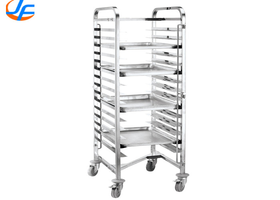 RK Bakeware China Foodservice NSF Custom Double Oven Rack Baking Trolley Ağır Görevli Fırın Trolley