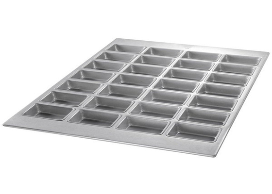 RK Bakeware China Foodservice NSF 12 Bölüm Mini Ekmek Özellik Pişirme Tavası Camlı Alüminize Çelik Pişirme Tepsisi