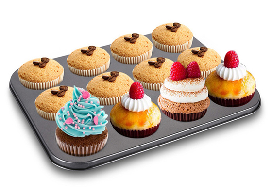 RK Bakeware China Foodservice Alüminyum Muffin Cupcake Baking Tray