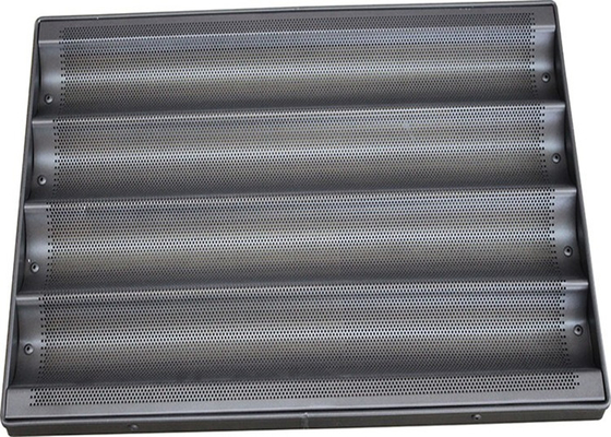 RK Bakeware China Glazed Aluminium Baguette Fırın / Hot Dog Pan / Muffin Tepsileri