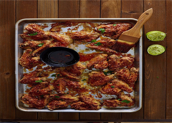 RK Bakeware Çin Ticari Alüminyum Pişirme Tepsisi Kurabiye Yaprak Jelly Roll Pan Tam Boyut Yarım Boyut Çeyreği Yaprak Pan