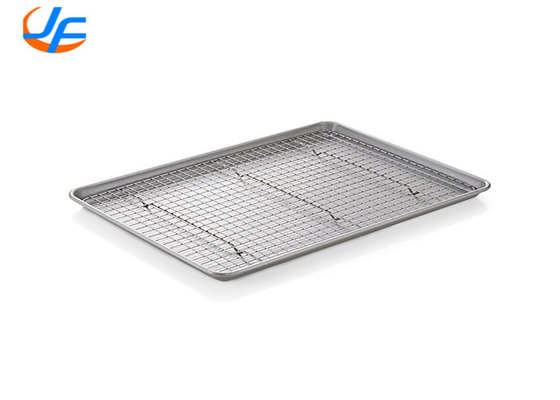 RK Bakeware Çin Tam Boyutlu 18X26 Inç Ticari Alüminyum Kurabiye Sayfası Pişirme Tepsisi