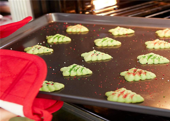 RK Bakeware China Custom Alüminyum Pişirme Tepsisi Yapışkanlı Perforasyonlu