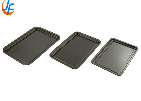 RK Bakeware China Foodservice Yapışkan Alüminyum Pişirme Tepsisi / Profesyonel Pişirme Tepsileri Kurabiye Yaprak Tavası