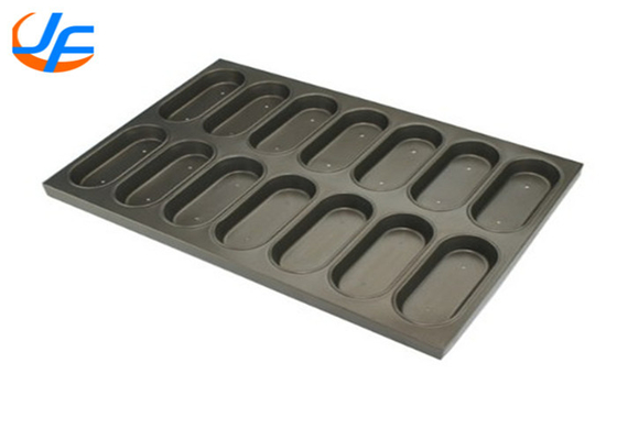 RK Bakeware China Foodservice Alüminyumlu Oval Muffin Pişirme Tavası Kare Muffin Pişirme Tepsisi