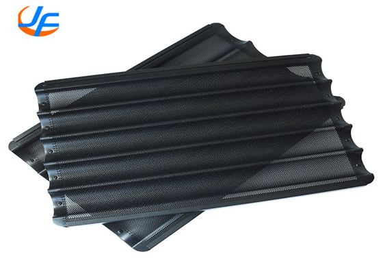 RK Bakeware China Foodservice Ticari Alüminyum Pişirme Tepsi Baguette Pişirme Tepsi / Fransız Ekmek Tepsi