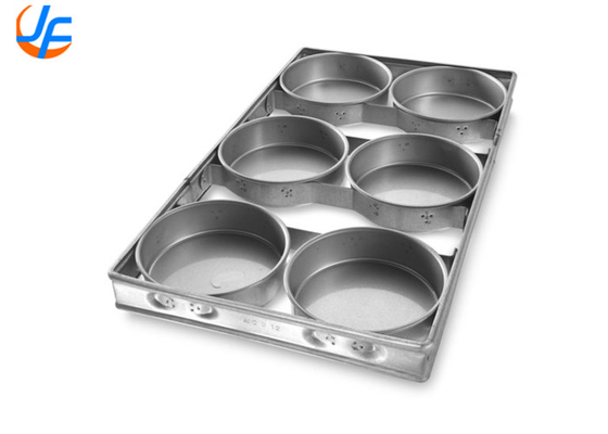 RK Bakeware China Foodservice Chicago Metallik Silikon Süzme Yuvarlak Köşeli Kek/Peynir Kek Pişirme Tepsisi
