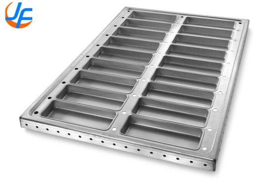 RK Bakeware China Foodservice 41053 Chicago Metallik Camlı Alüminize Çelik Kötü Sonlu Hoagie Bun Pan Tepsisi