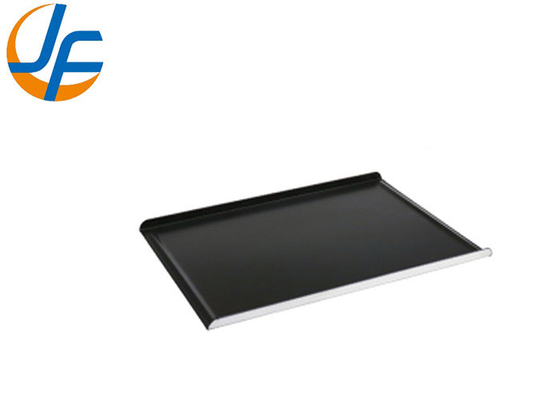RK Bakeware Çin Gıda Servisi Avustralya Fırın Kullanımı 16 Inch 3 Sides Telfon Nonstick Alüminyum Fırın Tepsileri