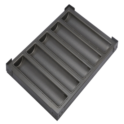 RK Bakeware China Foodservice NSF Alüminyum Baguette Pişirme Tepsisi Yapıştırıcı olmayan Fransız Ekmek Taşı