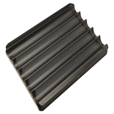 RK Bakeware China Foodservice NSF Alüminyum Baguette Pişirme Tepsisi Yapıştırıcı olmayan Fransız Ekmek Taşı