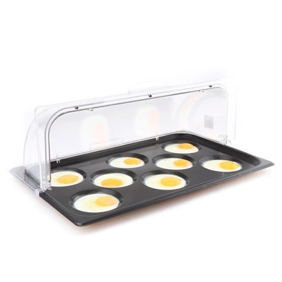 RK Bakeware China Rational Combi Oven GN1/1 Alüminyum Gastronorm Yumurta Pişirme Tepsisi Yapıştırıcı