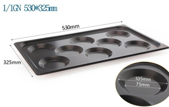 RK Bakeware China Rational Combi Oven GN1/1 Alüminyum Gastronorm Yumurta Pişirme Tepsisi Yapıştırıcı