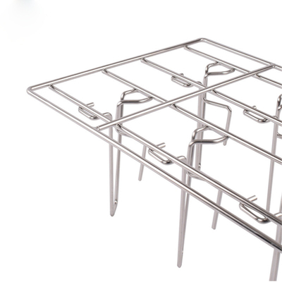 RK Bakeware China Foodservice Gn1/1 Combi Oven Paslanmaz Çelik Kızarmış Tavuk Spike Rack