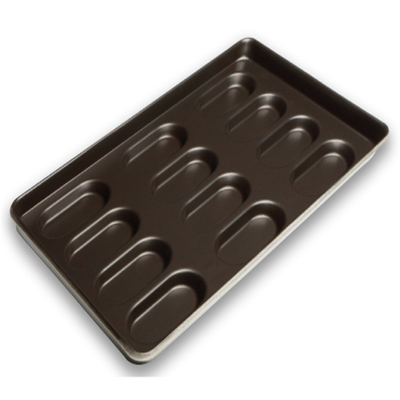 RK Bakeware China Foodservice NSF Nonstick Hamburger Bun Baking Tray Hot Dog Bun Ekmek Taşı