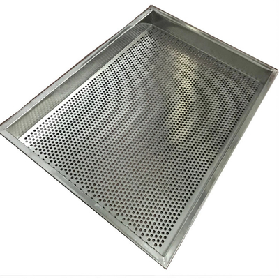 RK Bakeware China Foodservice NSF Custom 4 Side Perforated 304 Paslanmaz Çelik Kuru Tepsisi