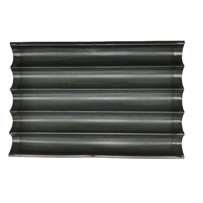 RK Bakeware China Foodservice NSF 10 yuva Glaze Alüminyum Baguette Pişirme Tepsisi
