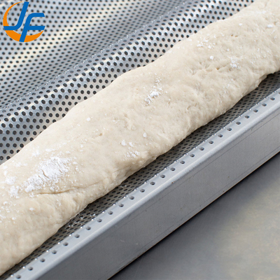 RK Bakeware China Foodservice NSF 10 yuva Glaze Alüminyum Baguette Pişirme Tepsisi