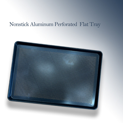 Rk Bakeware China-Swt406 &amp; Swt455 Yapışkansız Alüminyum Düz Perforasyonlu Fırınma Tepsisi Avustralya Fırıncı