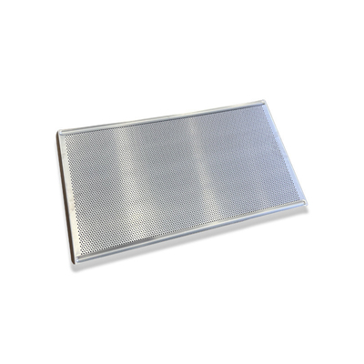 Rk Bakeware Çin Avustralya Pazarı Swage Ege Düz Alüminyum Perforated Baking Tray