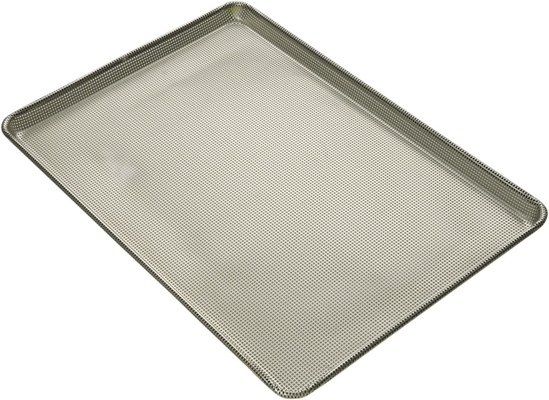 RK Bakeware China Foodservice NSF 904692 Tam Boyut 16 Ölçüm Tam Perforasyonlu Alüminyum Yapraklı Bun Pan Pişirme Tepsisi