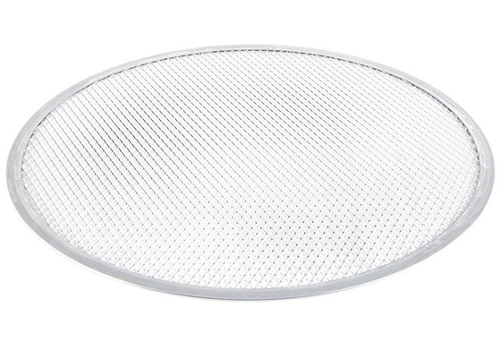 RK Bakeware China Foodservice NSF Paslanmaz Çelik Grill Pan Pizza Ekranı /Alüminyum Mesh Pizza Tepsileri