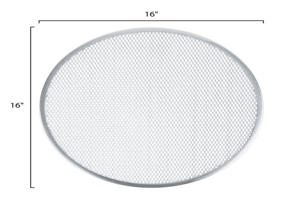 RK Bakeware China Foodservice NSF Paslanmaz Çelik Grill Pan Pizza Ekranı /Alüminyum Mesh Pizza Tepsileri