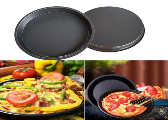 RK Bakeware China Foodservice NSF Hard Coat Custom Round Cake Pan, Paslanmaz Çelik Pizza Pan