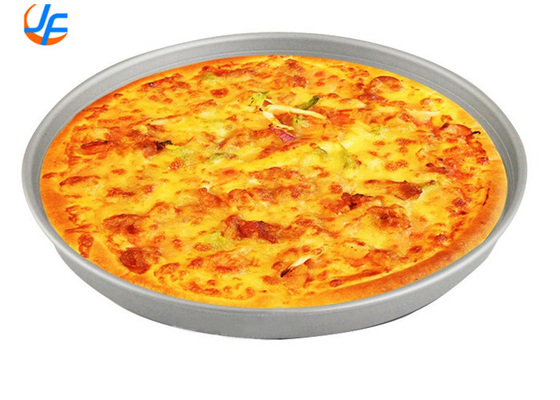 RK Bakeware China Foodservice NSF Yuvarlak Alüminyum Pasta Taşı Alüminyum Pizza Taşı Alüminyum Pizza Tepsisi