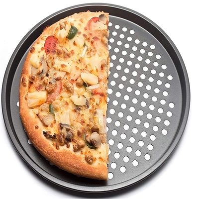 Rk Bakeware China Manufacturer-Nonstick Rim ile Alüminyum Pizza Disk