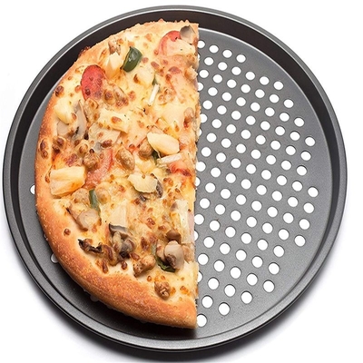 Rk Bakeware China Manufacturer-Nonstick Rim ile Alüminyum Pizza Disk