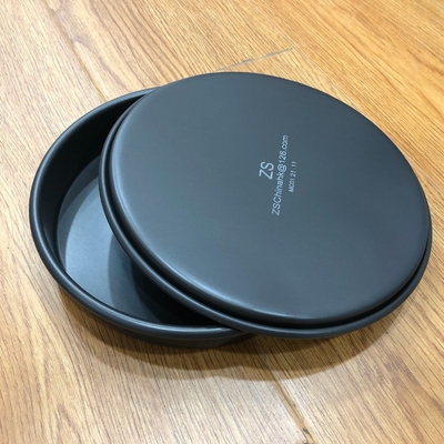 RK Bakeware China Foodservice NSF 1 Pound Hard Anodized Alüminyum Mousse Cake Pan &amp; Lid