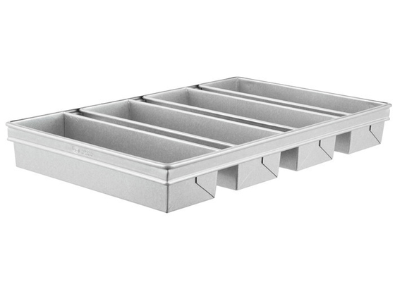 RK Bakeware China-Chicago Metallik 4 Kemer Camlı Alüminize Pullman ekmek tavlası Ekmek ekmek tavlası 13 &quot;x 4&quot; x 4 &quot;