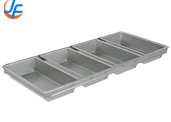 RK Bakeware Gıda Hizmetleri NSF Ticari 4 Kemer Alüminyum Ekmek Çanaklıkları Camlı