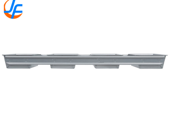 RK Bakeware Gıda Hizmetleri NSF Ticari 4 Kemer Alüminyum Ekmek Çanaklıkları Camlı