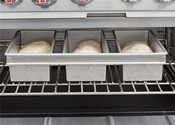 RK Bakeware China Foodservice NSF 3 Kemer 800g Camlı Alüminyum Pullman Ekmek Pans Ekmek Pans